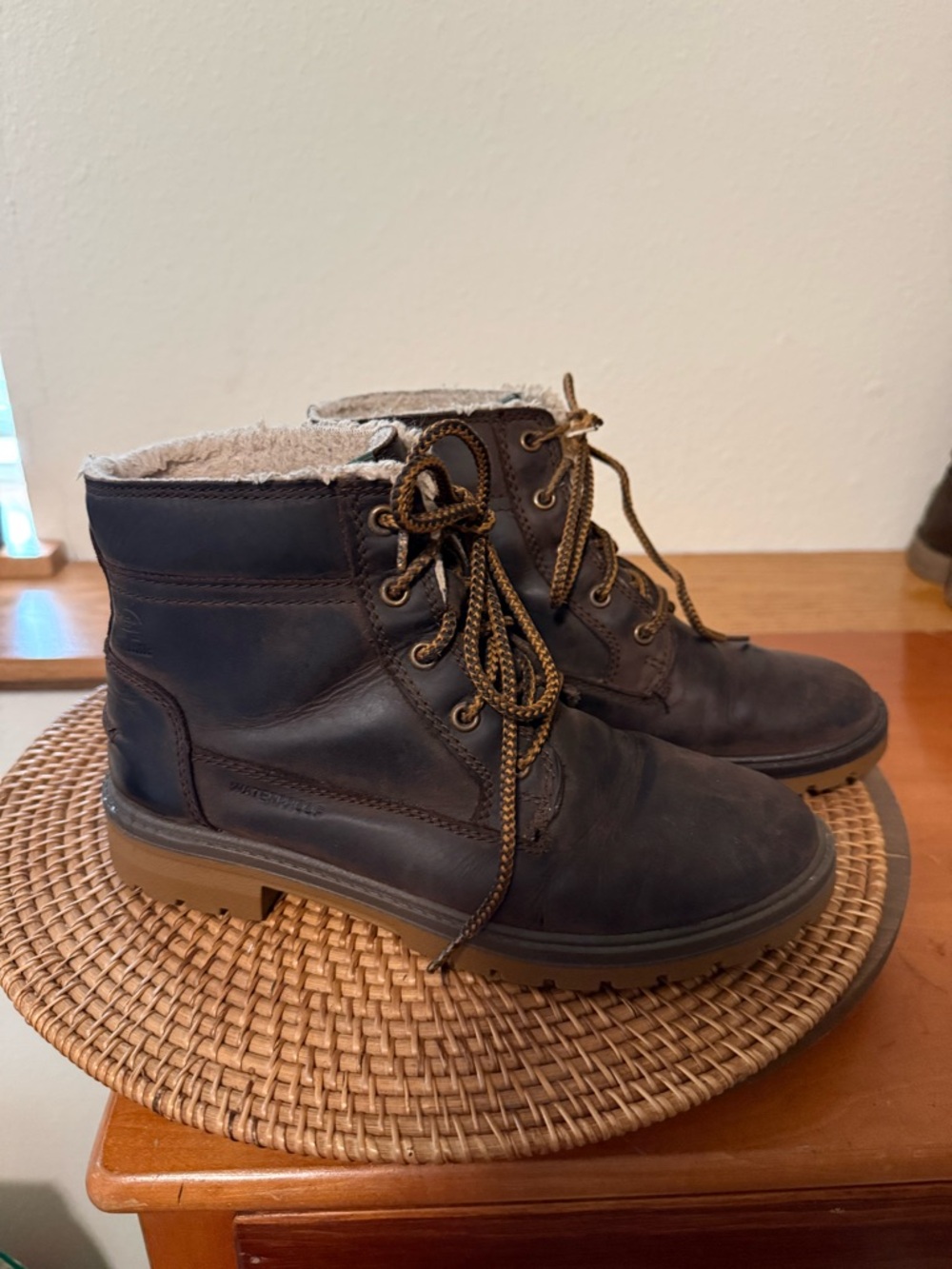 Kamik Women's Dark‎ Brown Lace-Up Insulated Winter Sneaker Boots